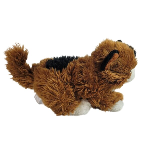 Animal Alley Calico Cat Plush Realistic Brown Black Cream Toys R Us 2000 Vintage - Picture 5 of 10